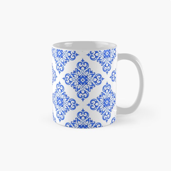 Item preview, Blue and White Tile designed and sold by indiebeetees.