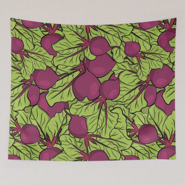 Item preview, Garden beet vegetable pattern designed and sold by EngineerGoC.