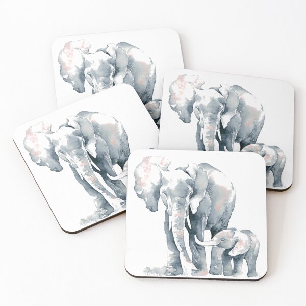 Item preview, Mother and Baby Elephant designed and sold by Designs By Creation.