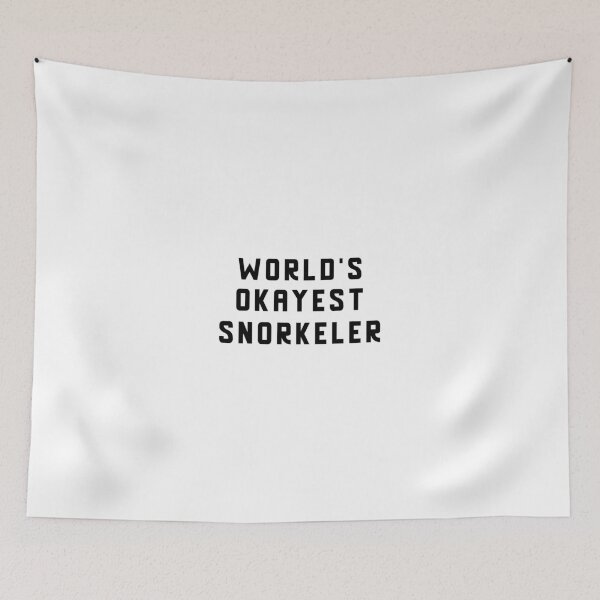 Item preview, World's Okayest Snorkeler designed and sold by EricJP.