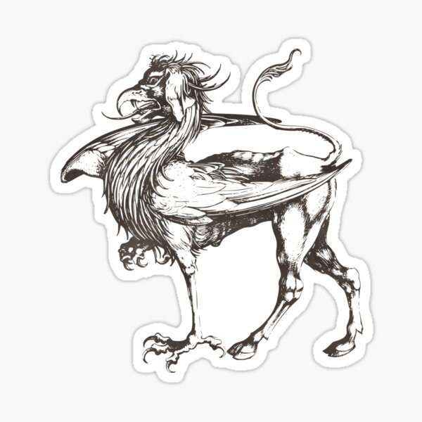 "Mythical creature" Sticker for Sale by REVES-REALITE | Redbubble