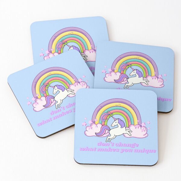 Item preview, don't change what makes you unique - unicorn rainbow designed and sold by cyc94.