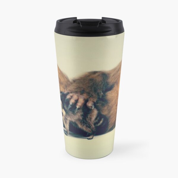 Funny Sasquatch Pose Travel Mug