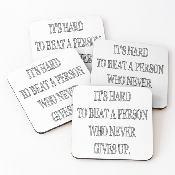 Item preview, Never give up designed and sold by jwebmarket.