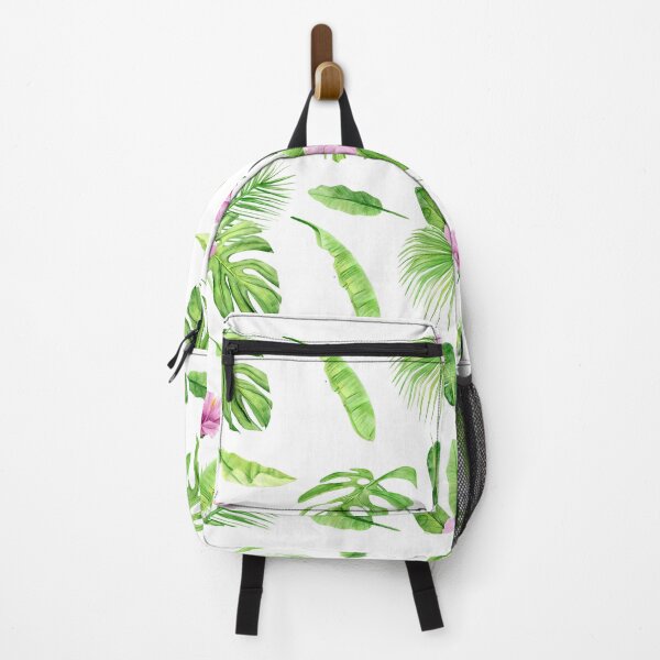 Item preview, Floral Pattern Big Green Leaves designed and sold by indiebeetees.