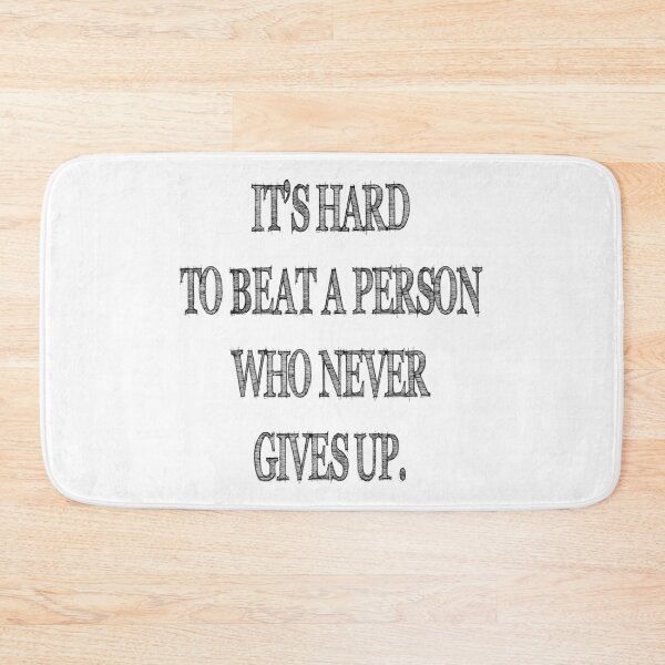 Item preview, Never give up designed and sold by jwebmarket.