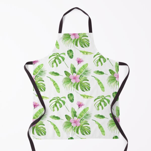 Item preview, Floral Pattern Big Green Leaves designed and sold by indiebeetees.