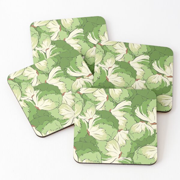 Item preview, Green lettuce vegetable pattern designed and sold by EngineerGoC.