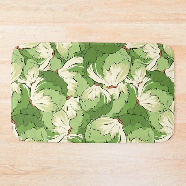 Item preview, Green lettuce vegetable pattern designed and sold by EngineerGoC.