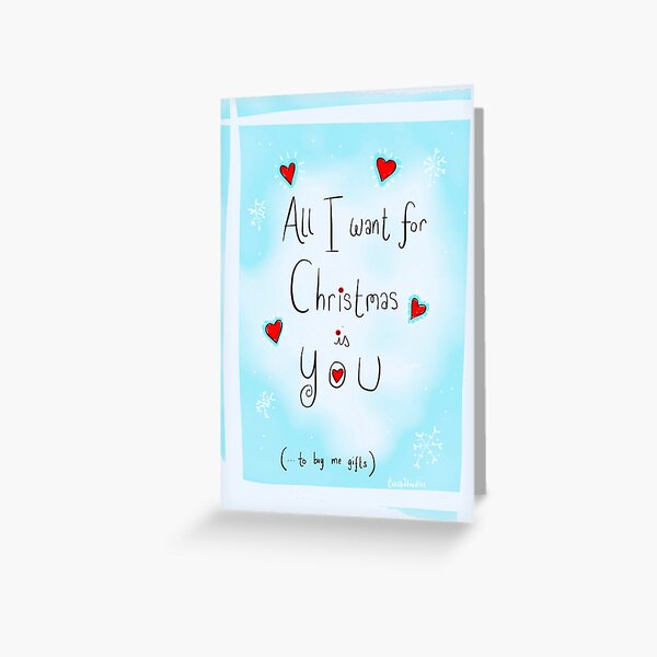Item preview, All I want for Christmas is you...to buy me things designed and sold by twisteddoodles.