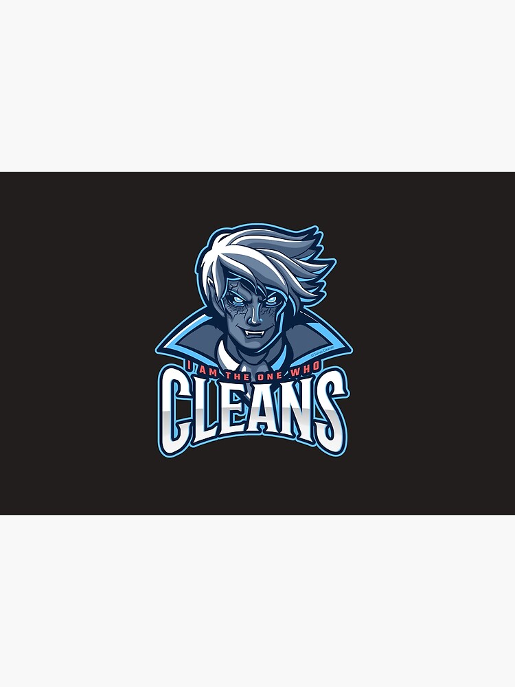 The One Who Cleans, Zombie, Vampire, Cleaning Humor by SavvyCleaner