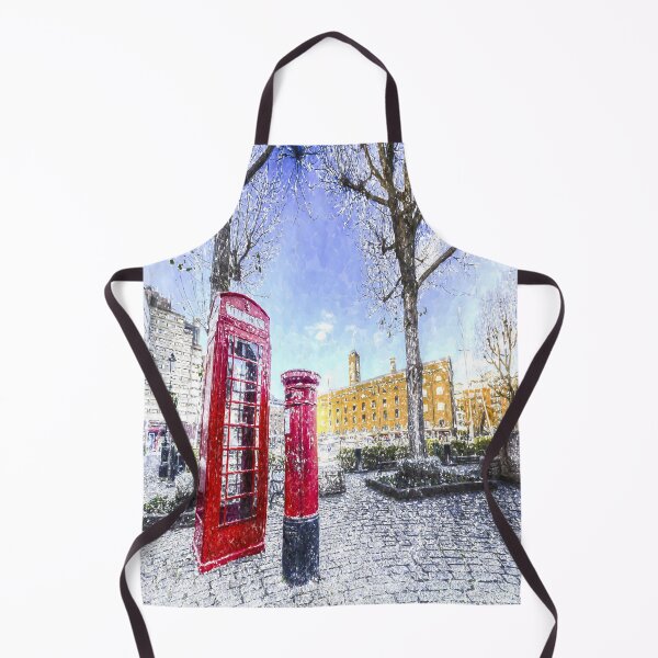 Item preview, Post Box Phone Box London Art designed and sold by Londonimages.