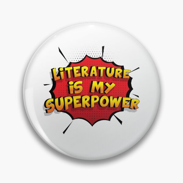 Item preview, Literature is my Superpower Funny Design Literature Gift designed and sold by Custom365.