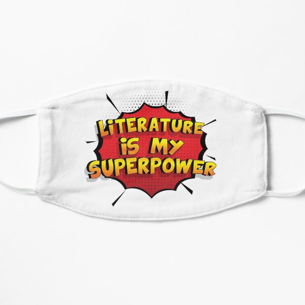 Literature est mon cadeau super design Literature dr�le Masque sans plis