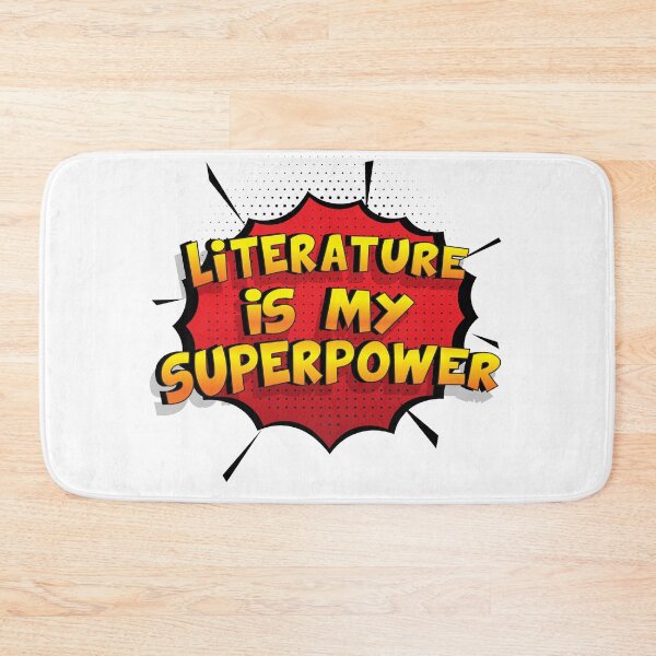 Item preview, Literature is my Superpower Funny Design Literature Gift designed and sold by Custom365.