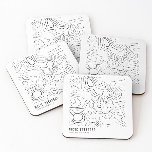 Aperçu de l'œuvre Overdose de musique créée et vendue par DesignandGroove.