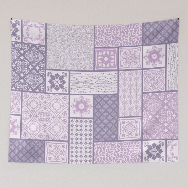 Item preview, Block Print - Pink and Violet designed and sold by MischiefMaven.