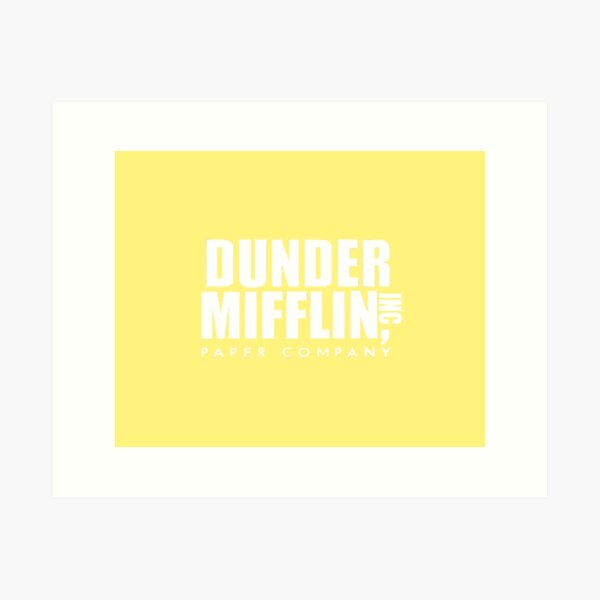 The Office - Dunder Mifflin Paper Company Logo - Black Canvas Print for  Sale by BestOfficeMemes