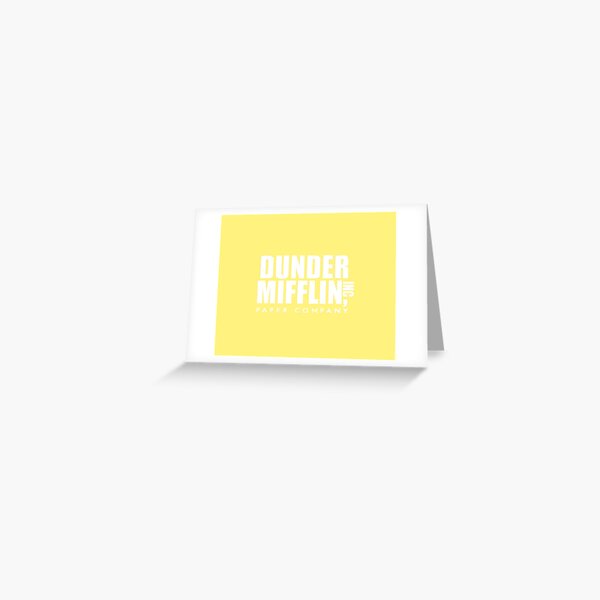 The Office - Dunder Mifflin Paper Company Logo - Black Canvas Print for  Sale by BestOfficeMemes