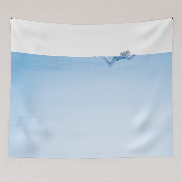 Item preview, Breaststroke in the lagoon designed and sold by Dear-Koko.