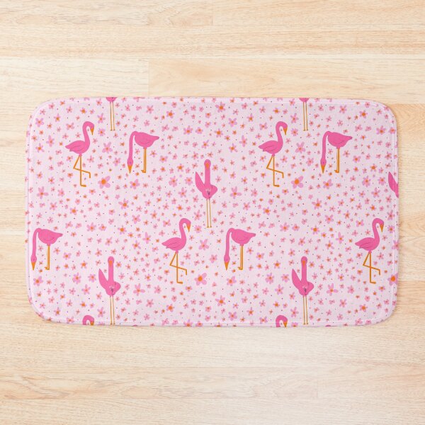 Item preview, Cute Flamingo floral print designed and sold by JenaWDesigns.