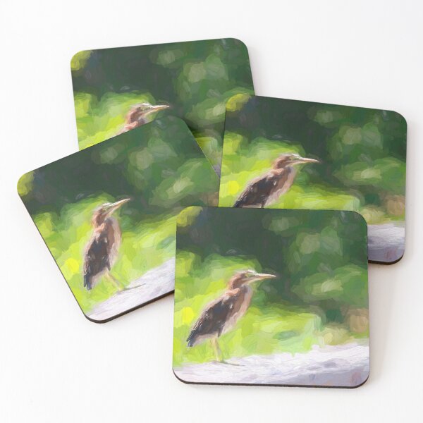 Item preview, Young Tricolored Heron Standing on Guardrail designed and sold by Jill Nightingale.