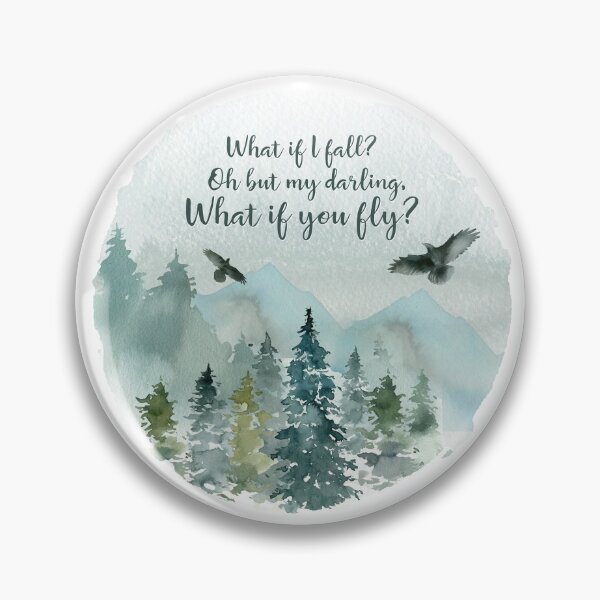 Item preview, What if I fall, what if you fly quote designed and sold by miragreetings.