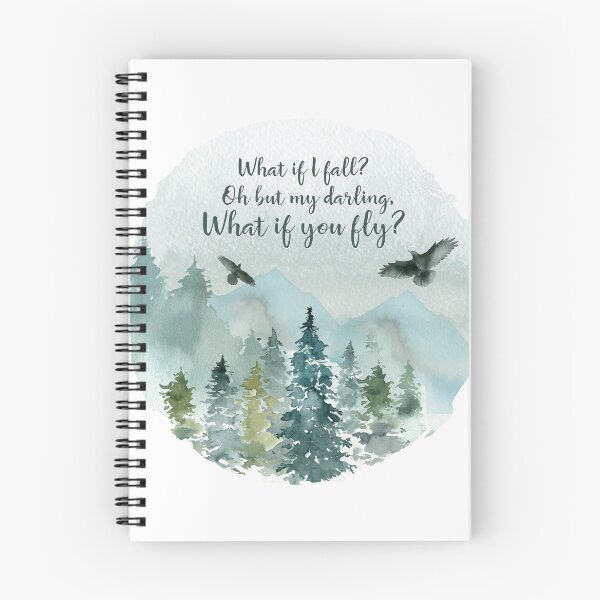 Item preview, What if I fall, what if you fly quote designed and sold by miragreetings.