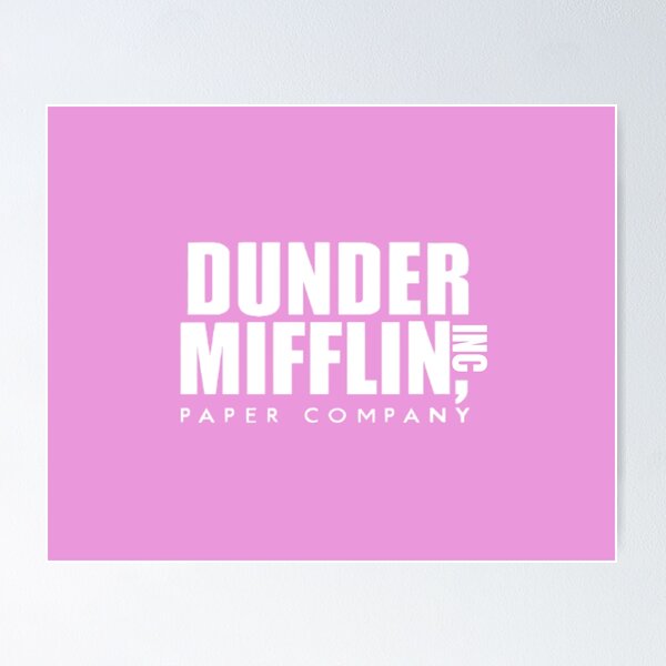 The Office - Dunder Mifflin Paper Company Logo - Black Canvas Print for  Sale by BestOfficeMemes