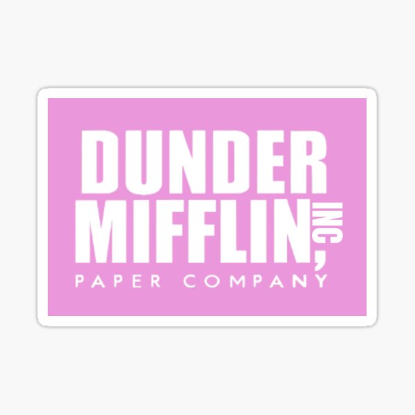 Just Funky JFL-OFF-PIN-25070-C The Office Dunder Mifflin Logo