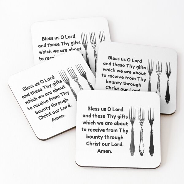 Item preview, Bless Us O Lord Meal Prayer designed and sold by lifeofbright.
