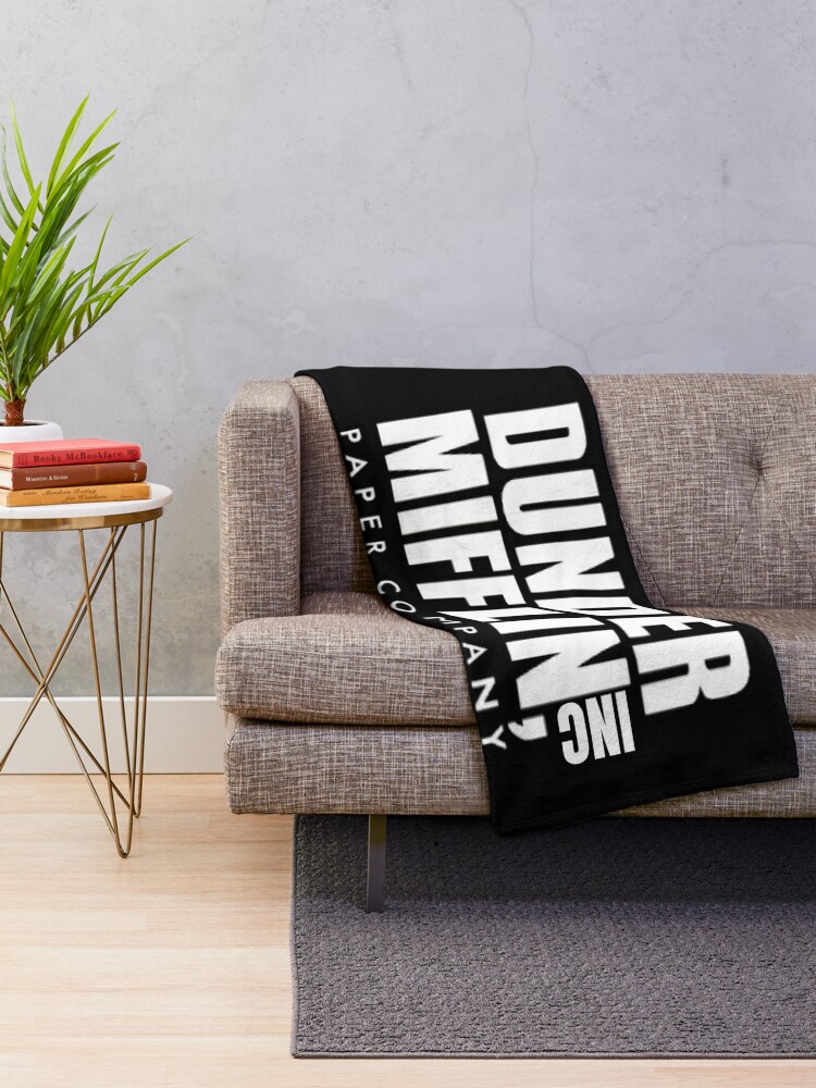 Office Dunder Mifflin Logo Fleece Blanket