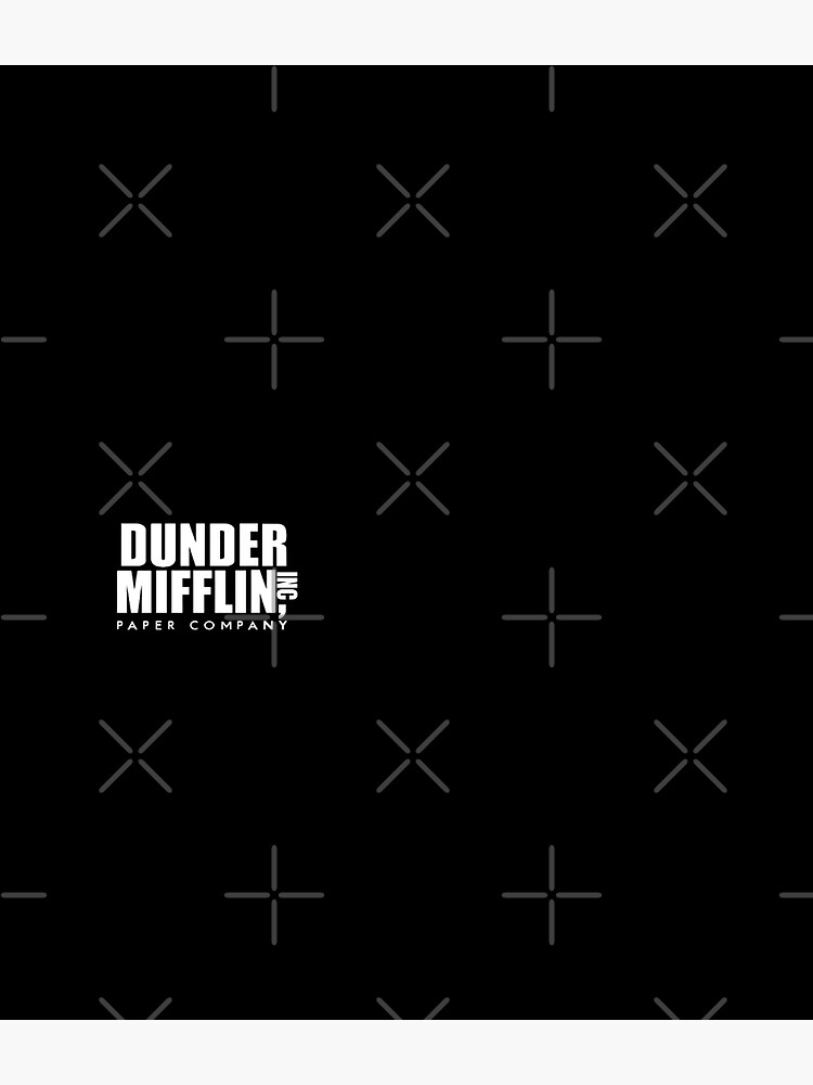 Thumbnail 3 of 3, Backpack, The Office - Dunder Mifflin Paper Company Logo - Black designed and sold by BestOfficeMemes.