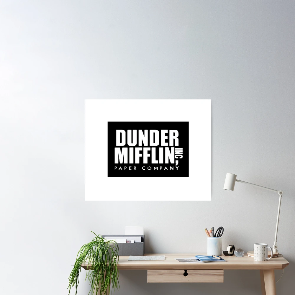  Dunder Mifflin Paper Company Logo Sticker Decal (The Office  Funny tv Show) 3 x 4 inch c : Automotive