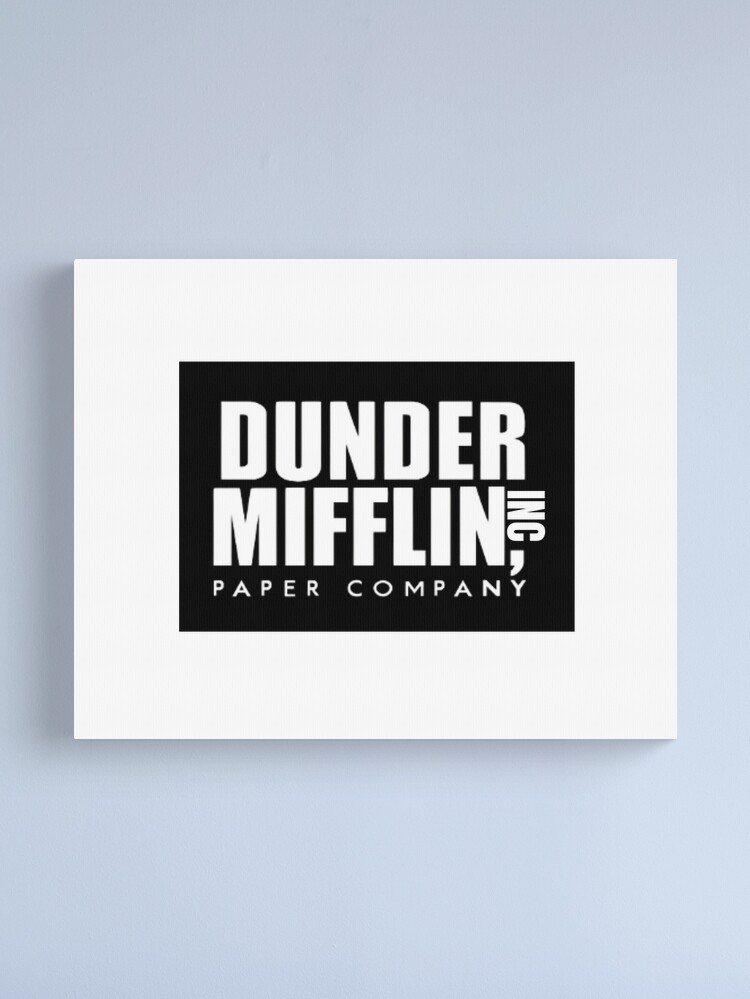 NBC The Office Dunder Mifflin Paper Company Box Logo Embroidered