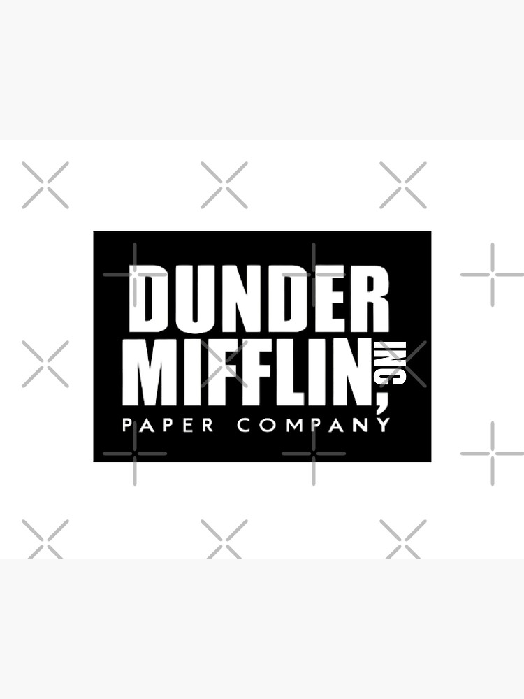  Dunder Mifflin Paper Company Logo Sticker Decal (The Office  Funny tv Show) 3 x 4 inch c : Automotive