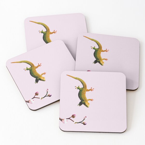 Item preview, Green Gecko with Flower designed and sold by fourleafphotos.
