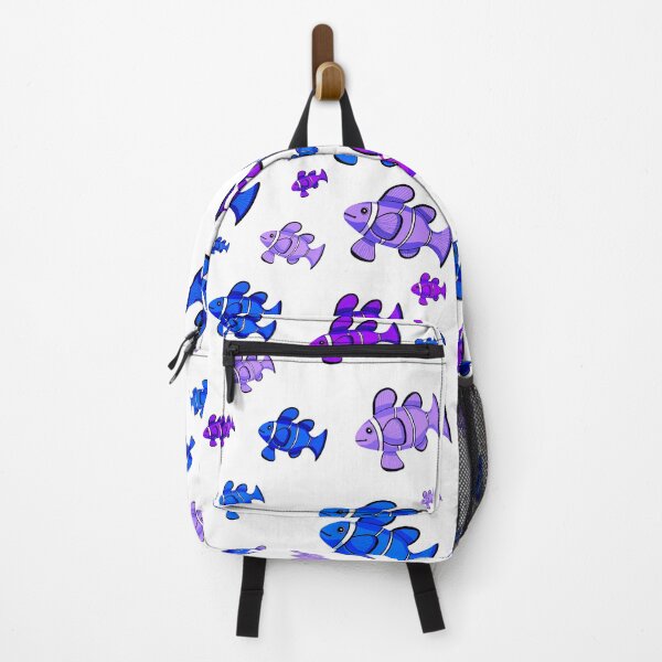 Item preview, School of Purple & Blue Clownfish designed and sold by yellowkats.