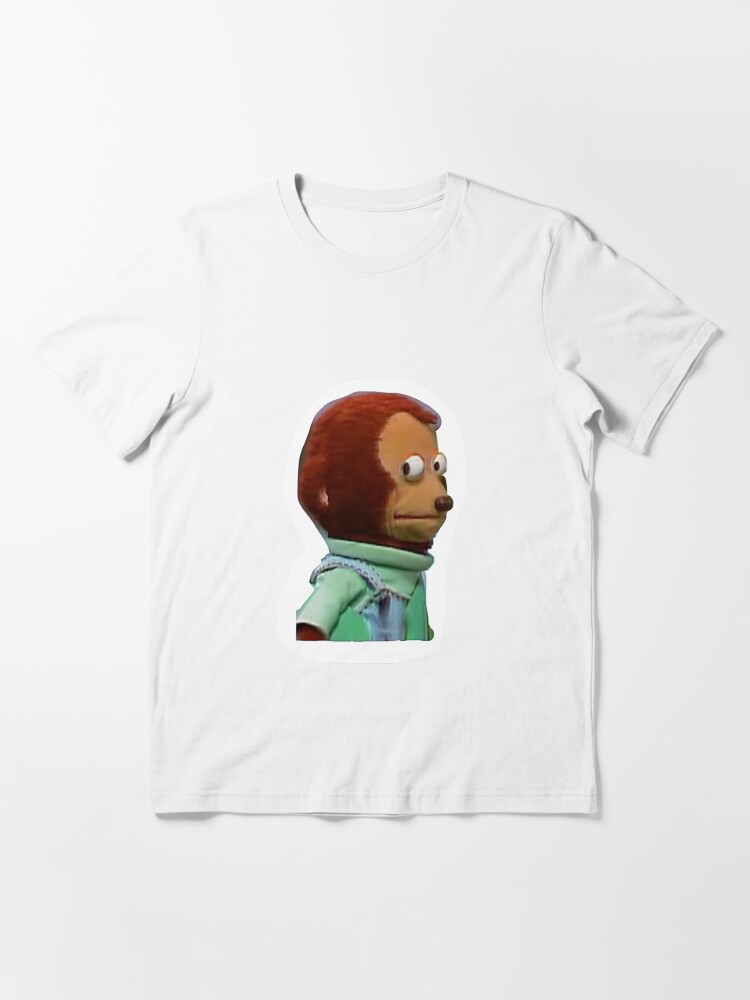 Awkward Monkey Looking Away Puppet Meme - Monkey Meme - Long Sleeve T-Shirt