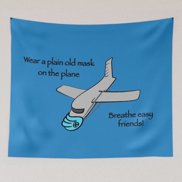 Item preview, Stay safe, breathe easy, don’t recline the seat! Wear this and get to your destination safe! designed and sold by FlippAntArt.