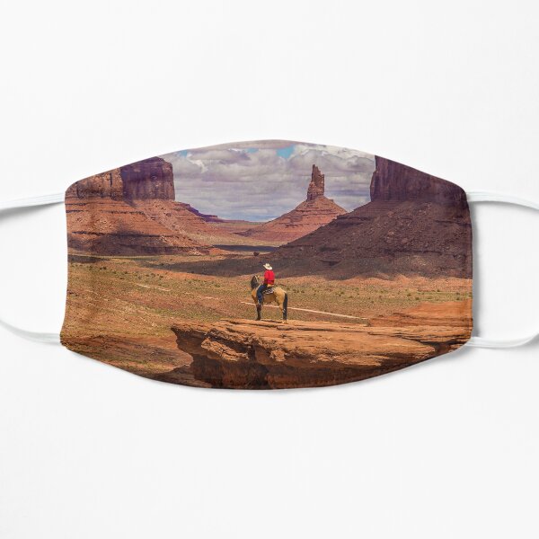 USA. Utah. Monument Valley. Cowboy. Mask