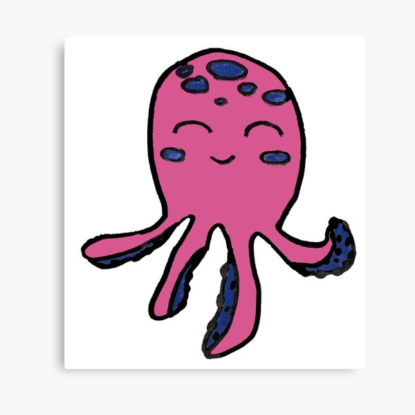 Lina the Octopus Canvas Print
