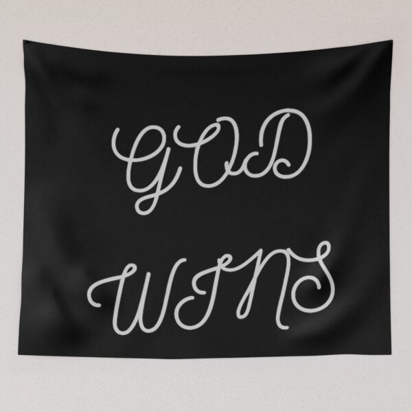 Item preview, GOD WINS designed and sold by Art With Impact – Statement Art & Apparel for Deep Thinkers.