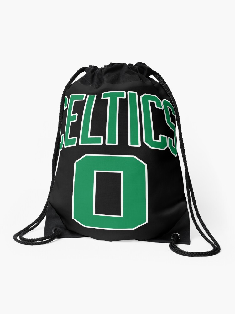 Jayson Tatum Boston Celtics Jersey' Drawstring Bag by SAYIDOWjpg