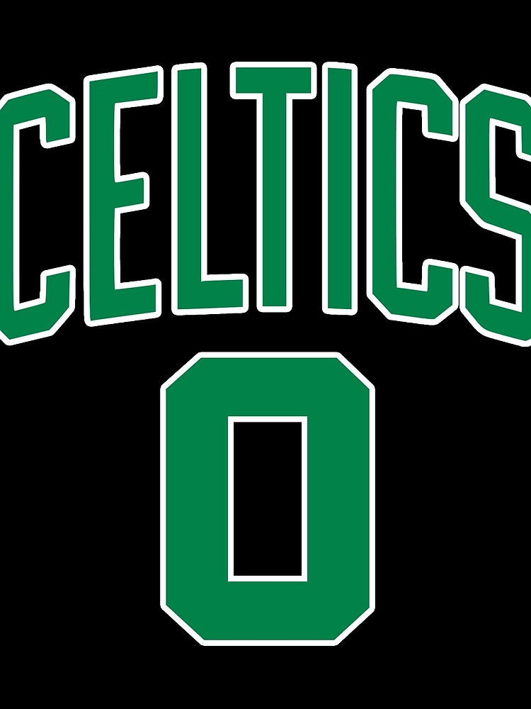 Download Jayson Tatum Digital Black Celtics Jersey Wallpaper