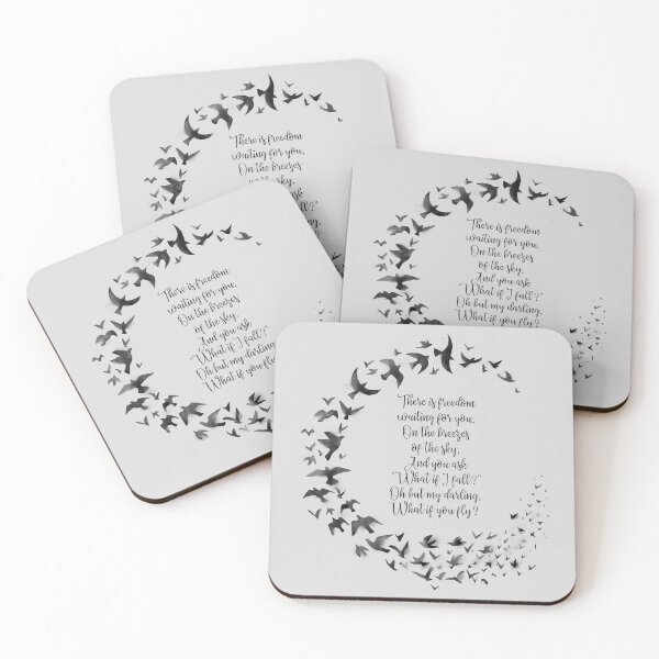 Item preview, What if I fall, what if you fly quote designed and sold by miragreetings.