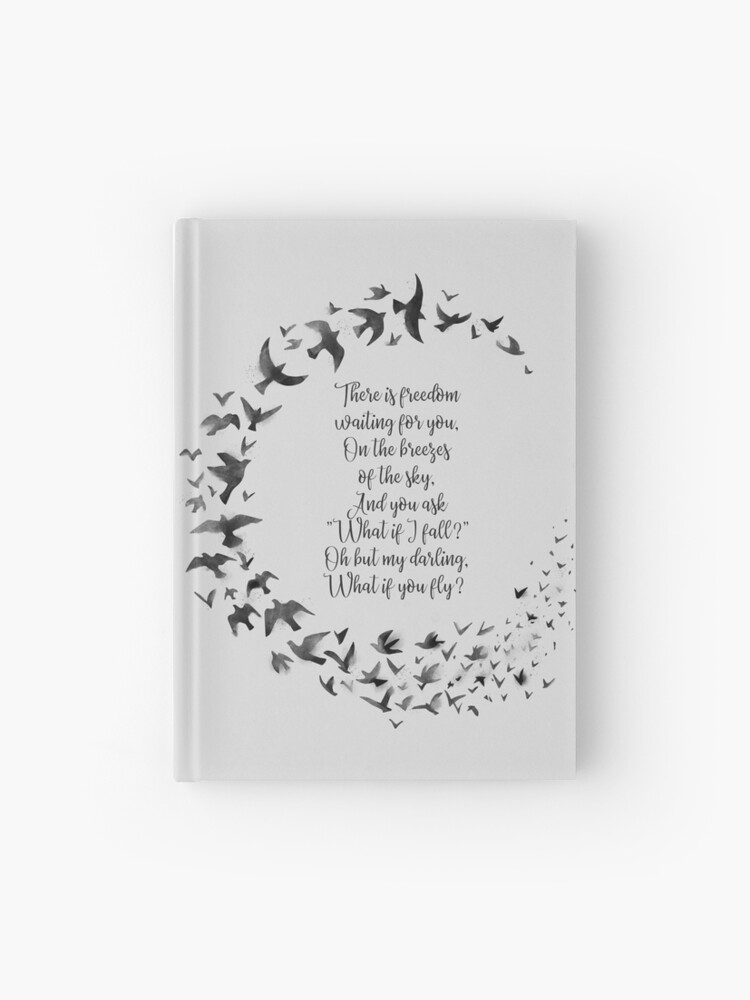 What if I fall, what if you fly quote&rdquo; Journal for Sale by 