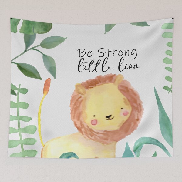 Item preview, Be Strong Little Lion designed and sold by Harpley Design Studio.