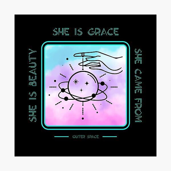 Item preview, She Came From Outer Space designed and sold by Alienology.