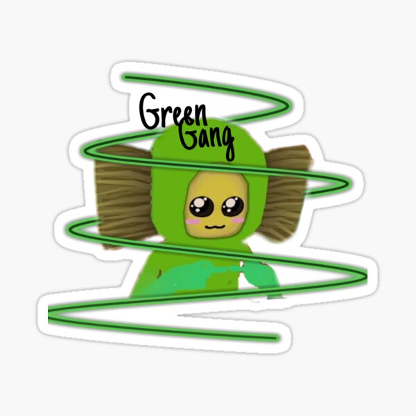 Green Gang Sticker